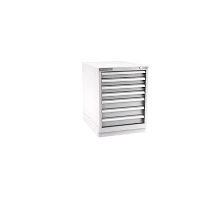 Champion Tool Storage Modular Drawer Cabinet, 7 Drawer, Light Gray, Steel, 22 in W x 28-1/2 in D x 30 in H N12000701ILCFTB-LG